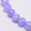 Dyed Natural Green Jade Beads Strands JBS053-8MM-29-1