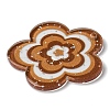 Acrylic Pendants with Glitter Powder MACR-Q160-01I-3