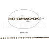 Brass Coated Iron Cable Chains CH-CJ0001-02AB-2