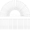 SOFPLATE 600Pcs Brass Eye Pin KK-SP0001-69D-S-1