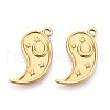 304 Stainless Steel Pendants STAS-T065-04G-1