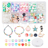  DIY Ocean Theme Bracelet Making Kits for Kid DIY-NB0007-14-1