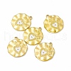 PVD Vacuum Plating 201 Stainless Steel Enamel Pendants STAS-J401-VC1021-3