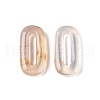 Natural white Agate Oval Pendants G-N342-105B-1