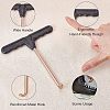 SUPERFINDINGS 2Pcs PP Plastic Tightener Handle Hold TOOL-FH0001-36-3