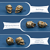 SUPERFINDINGS 2Pcs Brass European Beads KK-FH0007-62G-6