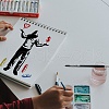 Large Plastic Reusable Drawing Painting Stencils Templates DIY-WH0202-465-6