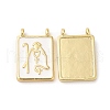 Eco-Friendly Brass Enamel Pendants KK-M246-17G-02-1