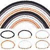6 Colors Flat Round Handmade Polymer Clay Beads CLAY-PH0001-40B-02-1