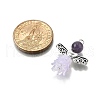 Cat Eye Beads Pendants PALLOY-TA00276-2