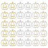 CHGCRAFT 30Pcs 3 Colors Autumn Plating Alloy Open Back Bezel Pendants FIND-CA0007-79-1
