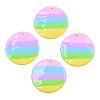 Natural Capiz Shell Big Pendants SSHEL-T012-09-4