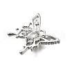 Brass Micro Pave Cubic Zirconia Charms KK-Q048-04P-2