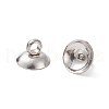 304 Stainless Steel Bead Cap Pendant Bails X-STAS-G224-24P-10-3