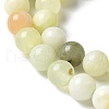 Natural New Jade Beads Strands G-F591-16-8MM-6