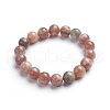Natural Sunstone Stretch Bracelets X-BJEW-E373-10mm-04-6