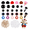 AHADERMAKER 2 Box 2 Style Craft Plastic Doll Eyes & Nose DOLL-GA0001-14-1
