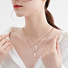 2Pcs Iron Matching Butterfly Pendant Necklaces for Mother Daughter Friends JN1034A-1-6