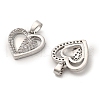 Brass Micro Pave Cubic Zirconia Pendants KK-G533-24P-2