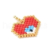 Handmade Loom Pattern MIYUKI Glass Seed Beads PALLOY-MZ00606-3