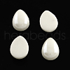 Pearlized Plated Opaque Glass Cabochons X-PORC-S778-18x25-M-2