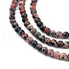 Natural Leopard Skin Jasper Beads Strands G-M438-A02-01-4