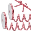 Nylon Tartan Printed Ribbon OCOR-WH0097-70A-1