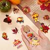 SUNNYCLUE 24Pcs 12 Styles Thanksgiving Day Resin & Acrylic Pendants RESI-SC0003-25-3