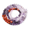 Natural & Synthetic Mixed Gemstone Beads Strands G-D080-A01-01-16-2