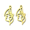 201 Stainless Steel Pendants STAS-K269-01A-G-1