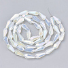 Electroplate Glass Beads Strands X-EGLA-T008-12L-2