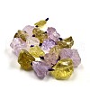 Nuggets Natural Lemon Quartz and Amethyst Beads Strands G-N0135-09-3