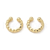 Rack Plating Brass Twist Rope Shape Cuff Earrings EJEW-G288-08G-2