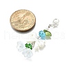 4Pcs Glass & ABS Imitation Pearl Pendant Decoration HJEW-TA00352-3