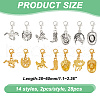 Alloy Pendant Decorations HJEW-GA00003-2
