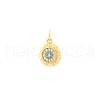Brass Micro Pave Cubic Zirconia Pendants PW-WGCFB07-03-1