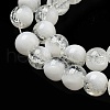 Crackle Glass Beads Strands X1-GLAA-U001-8mm-07-2