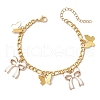 304 Stainless Steel Figaro Chains Bracelets BJEW-JB11604-03-2