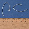 925 Sterling Silver Marquise Ear Wire EJEW-NH0003-01S-3
