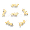 Ion Plating(IP) 201 Stainless Steel Silhouette Charms STAS-N098-122LG-2