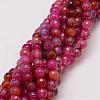 Natural Agate Bead Strands G-G882-8mm-C01-5-1