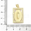 Brass Micro Pave Cubic Zirconia Pendants KK-D317-128G-3