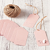 Jewelry Display Kraft Paper Price Tags and Jute Twine CDIS-TA0001-06D-12