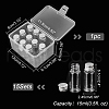   15pcs Plastic Bottles Bead Containers CON-PH0002-81-7