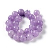Dyed Natural Malaysia Jade Beads Strands G-G021-02B-05-4