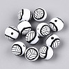 Handmade Polymer Clay Beads CLAY-N014-02B-08-1