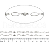 Non-Tarnish 304 Stainless Steel Link Chain CHS-H028-07A-P-2