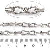 304 Stainless Steel Infinity Link Chains CHS-S012-07P-3