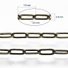 Brass Paperclip Chains CHC-S008-001D-AB-6