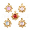 Alloy Pendants PALLOY-R152-01G-1
